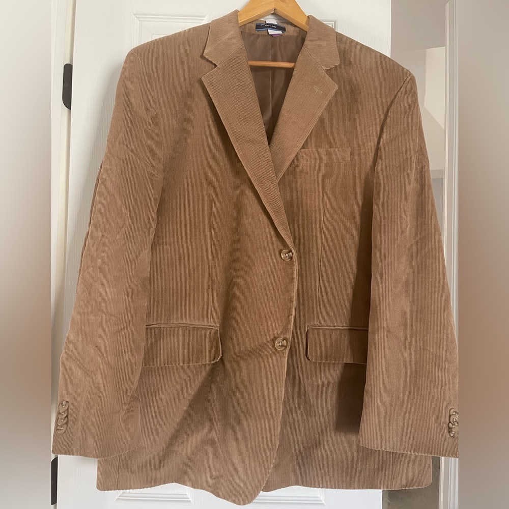 Nice Men’s Croft&Barrow Corduroy Vintage Blazer Sport Coat!!